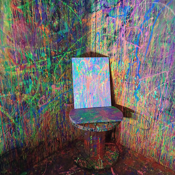 colorful painting in a take a break splash room 3